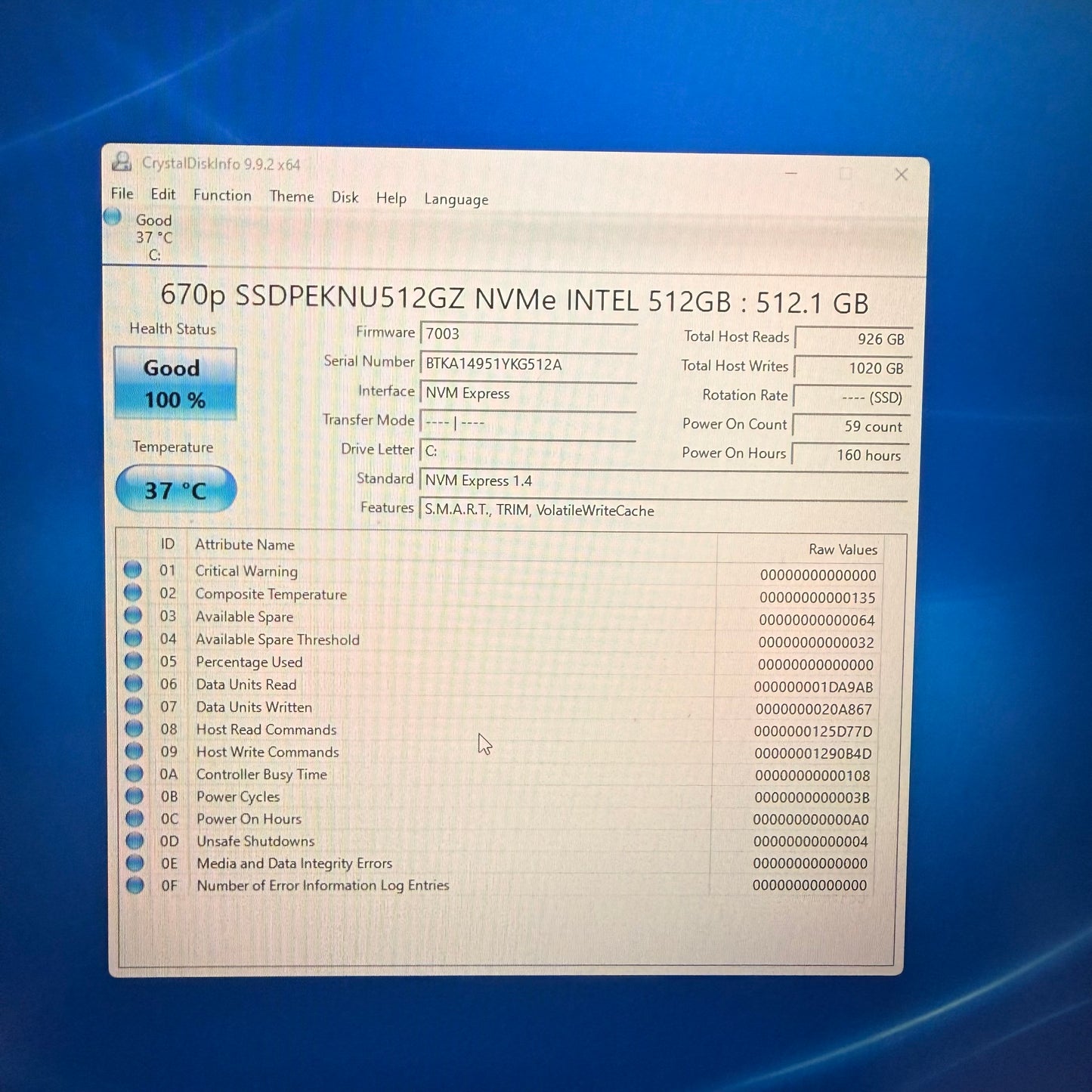 Dell Inspiron 3511 15.6" i5-1035G1 1.2GHz 512GB SSD