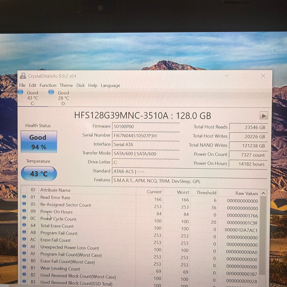 MSI Phantom Pro GS43VR 14" i7-6700HQ 2.6GHz 16GB RAM 1TB HDD 128GB SSD 