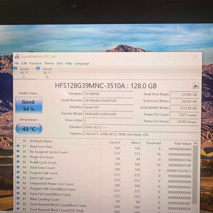 MSI Phantom Pro GS43VR 14" i7-6700HQ 2.6GHz 16GB RAM 1TB HDD 128GB SSD 