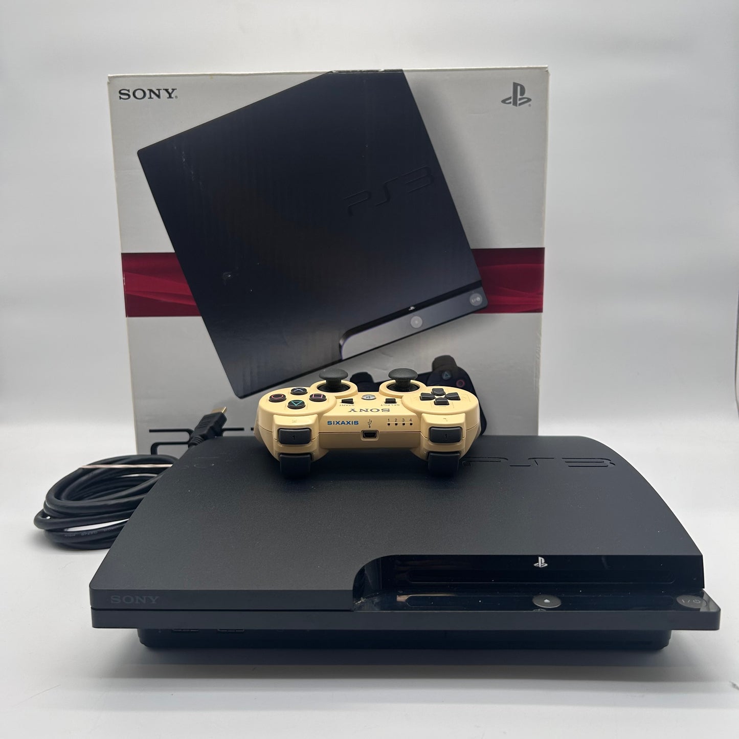 Sony PlayStation 3 Slim PS3 120GB Black Console Gaming System CECH-2001A