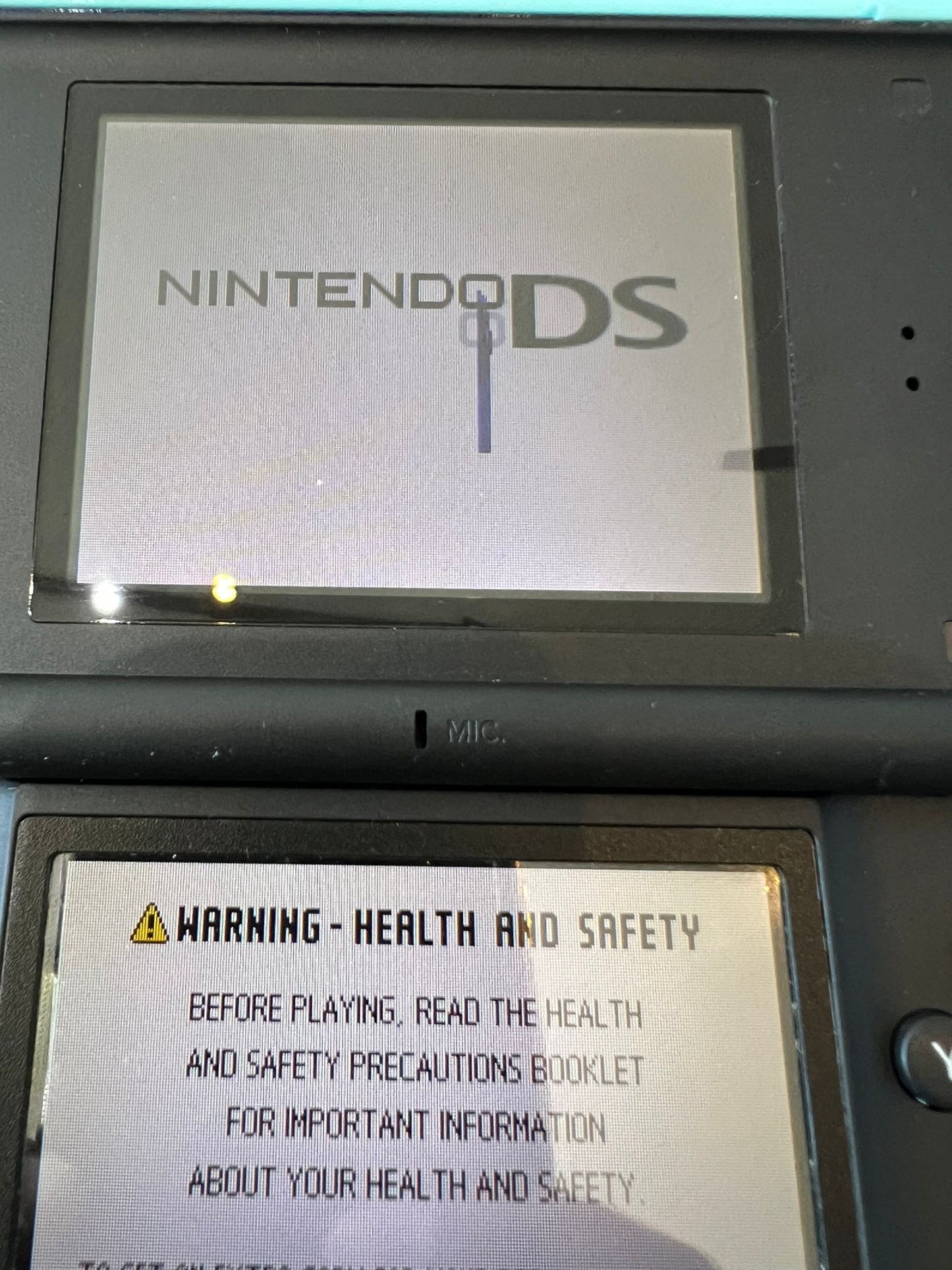 Nintendo DS Lite Handheld Game Console Only Black/Blue