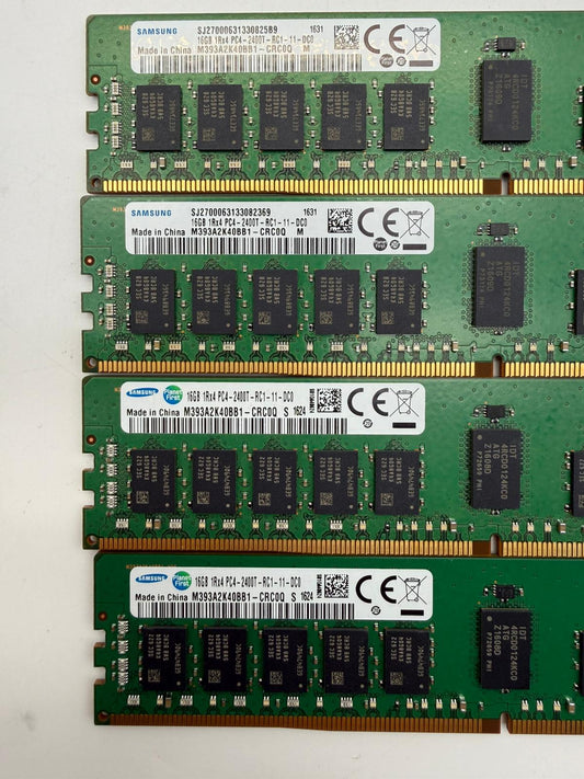 Samsung Server Memory 4X 16GB (1x16GB) RAM DDR4 2400MHz M393A2K40BB1-CRC0Q
